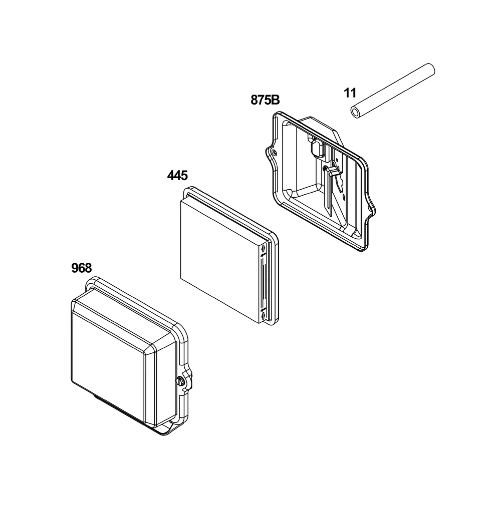 Air Cleaner Group Diagram and Parts List for 130G32-0161-H5 100000 - 19Z999 Briggs and Stratton Engine
